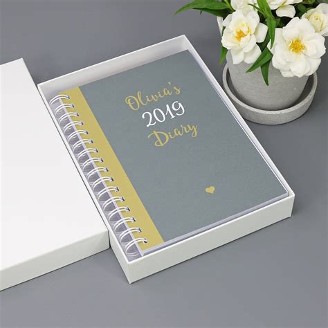 Personalised 2023 Diary With Name Etsy Australia