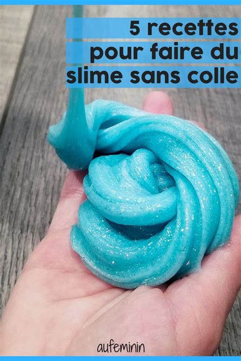 Recette: Recette De Slime Sans Colle Avec Du Gel Douche
