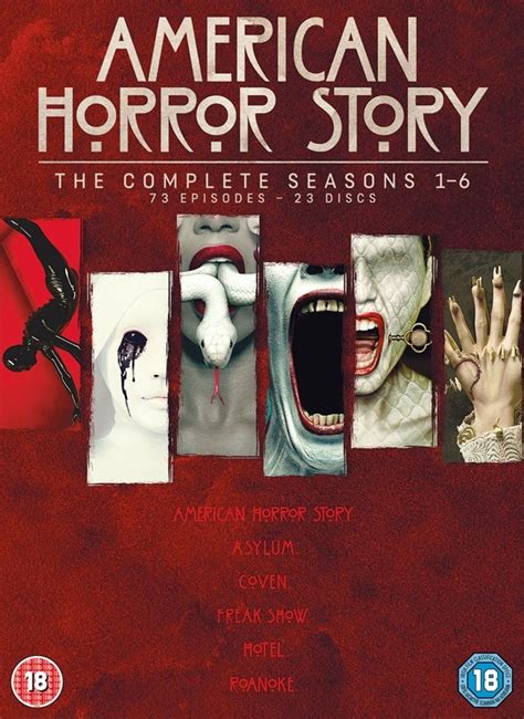 American Horror Story Dvd Ahs Season 1 6 Complete Tv Series Hmv Store