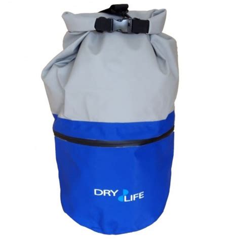 Dry Life Waterproof Dual Compartment 30l Wet And Dry Bag Bluegrey