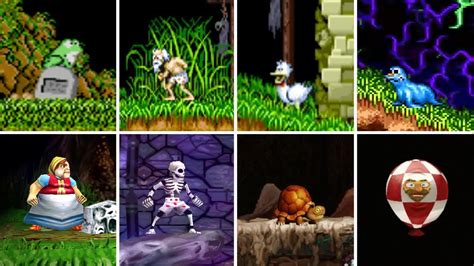 All Transformations From Ghosts N Goblins Series Ghouls N Ghosts