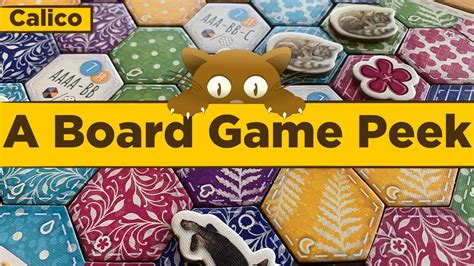 Finden sie games print auf gigagünstig! Calico - A Board Game Peek - YouTube