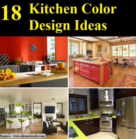 18 Kitchen Color Design Ideas Home And Life Tips