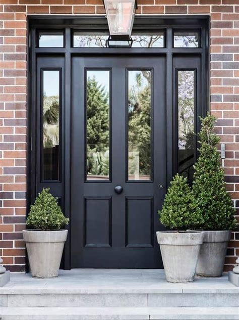 22 Stunning Black Front Door Inspirations Thetarnishedjewelblog