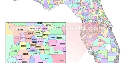 Florida Zipcode Map Maps Pinterest Zip Code Map And City