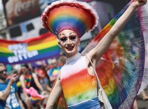 london pride parade hundreds of thousands descend on capital for annual lgbt celebrations