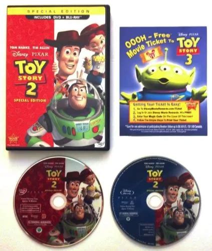Toy Story 2 Two Disc Special Edition Blu Raydvd Combo W Dvd