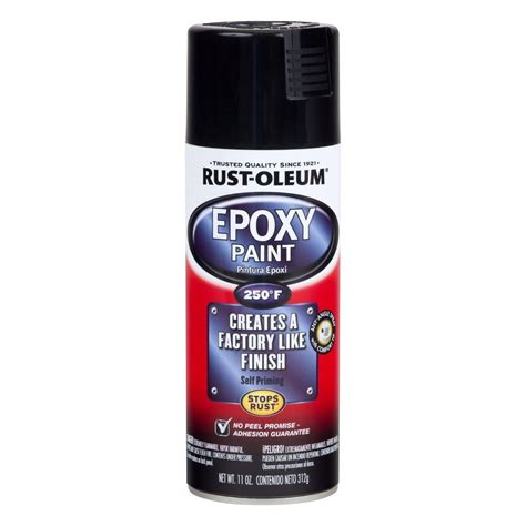 Rust Oleum Automotive 11 Oz Gloss Black Epoxy Spray Paint 263376 The