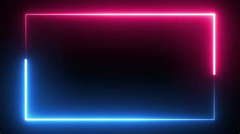 Neon Glow Color Flowing Square Background 2427599 Stock Video At Vecteezy
