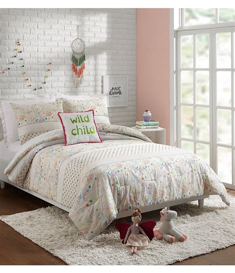 Jessica Simpson Kids Whimsical Paisley Comforter Set Multi Twin