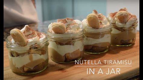 Nutella Tiramisu In A Jar Youtube