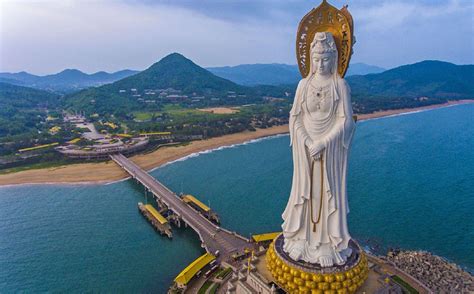 The Guanyin Of Nanshan Photographed On October 25 2017 In Sanya