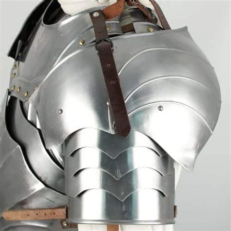 Annafi Complete Medieval Knight Arms Armor Set Metallic One Size
