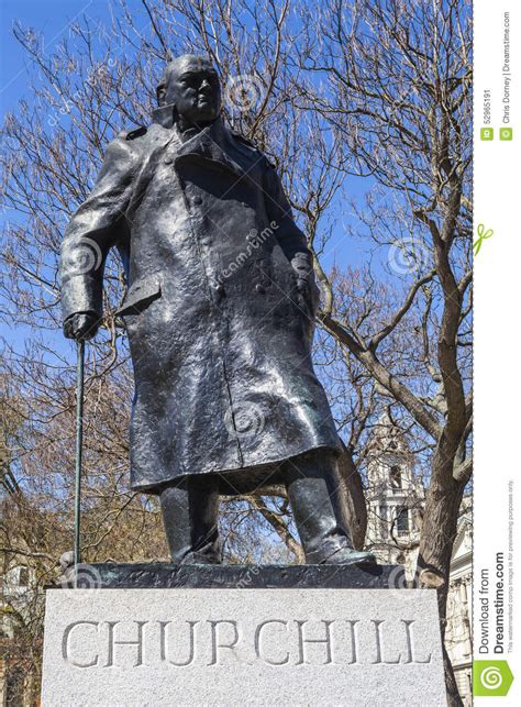 Sir Winston Churchill Statue In London Editorial Photo Image Of Great