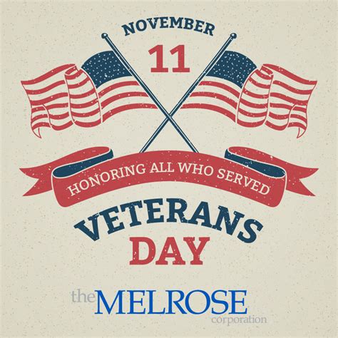 Veterans Day 2018 The Melrose Corporation Blog