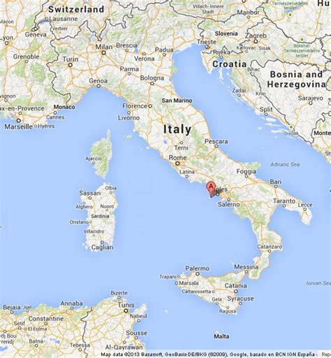 Ischia On Map Of Italy