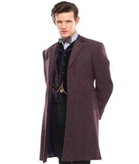 11th Doctor Coat Matt Smith Purple Frock Coat Jackets Expert
