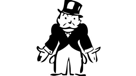 Commercial use cartoon of black and white vector iron cross vector clip art image number 167030. monopoly man clipart black and white - Clipground