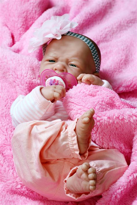 My Angel Baby Girl Soft Vinyl Lifelike Newborn Reborn Pacifier Doll
