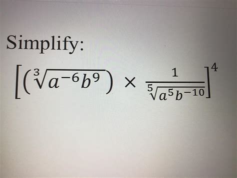 Simplify The Equation Given In The Image