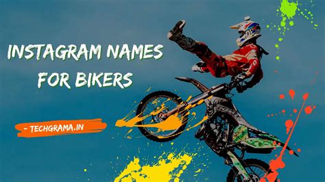 Top 210 Best Instagram Names For Bikers 2023 Techgrama