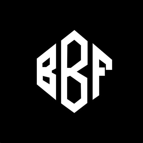 Bbf Letter Logo Design With Polygon Shape Bbf Polygon And Cube Shape