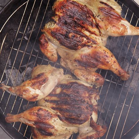 grilled spatchcocked chicken