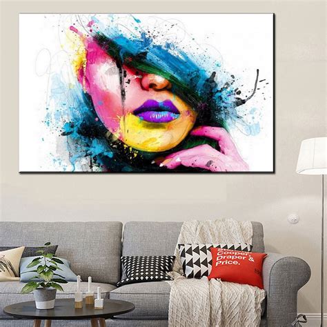 Maybe you would like to learn more about one of these? MODERN ABSTRACT CANVAS Wall Art Painted Oil Painting Of a ...