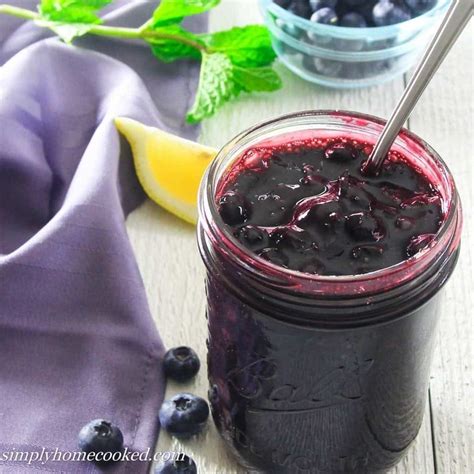 Blueberry Pie Filling - Simply Home Cooked