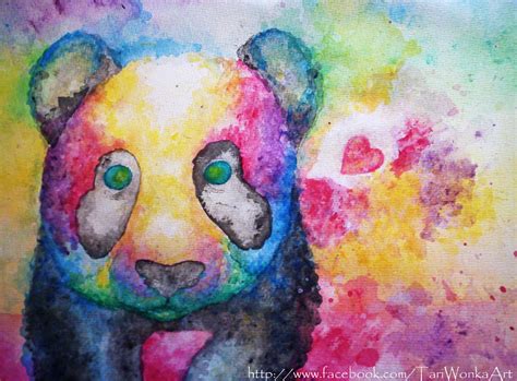 Rainbow Panda By Tariwonka On Deviantart