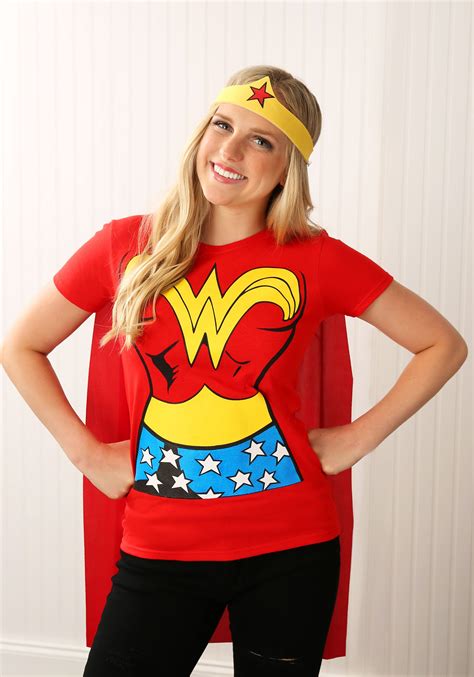 Wonder Woman T Shirt Costume For Adults Adult Wonder Woman Costume Ideas