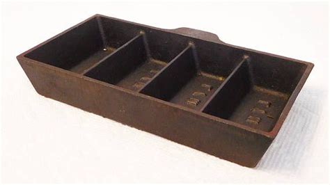 4 Lead Ingot Mold Lyman Cast Iron For Reloading Melting Scrap It Cast