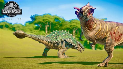 Level Ankylosaurus Fights Spinosaurus Trex Giganotosaurus And