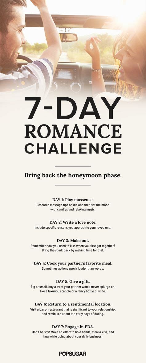 This 7 Day Romance Challenge Will Jump Start Your