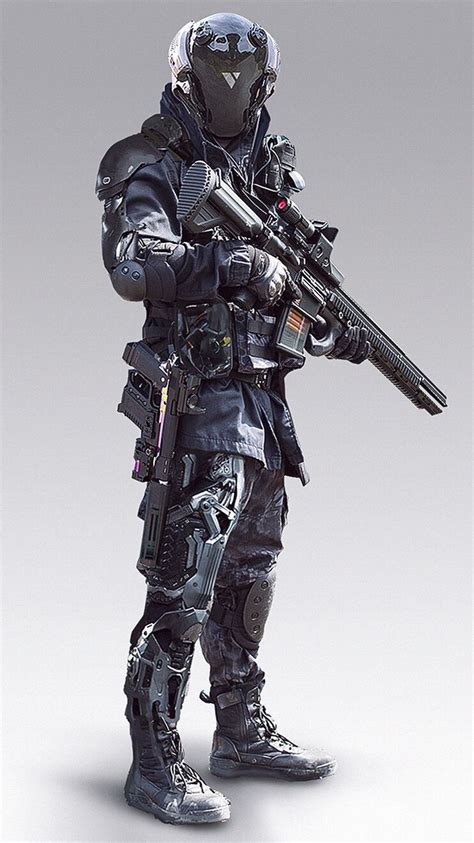 Artstation Cyber Unit 42 Abrar Khan Futuristic Armour Armor
