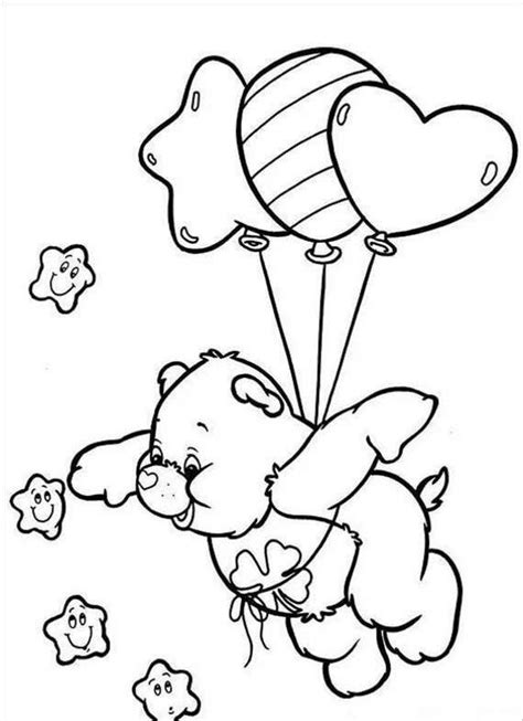 printable care bear coloring pages  kids