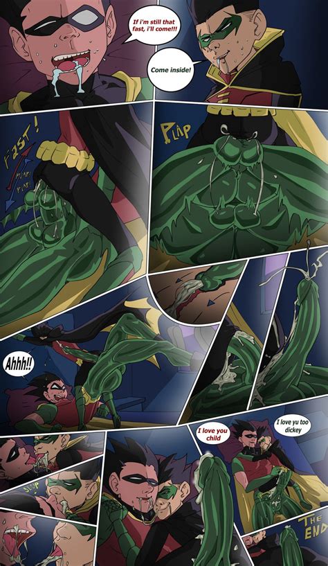DC Dick Grayson And Damian Wayne Robin Teen Titans Comic Eng