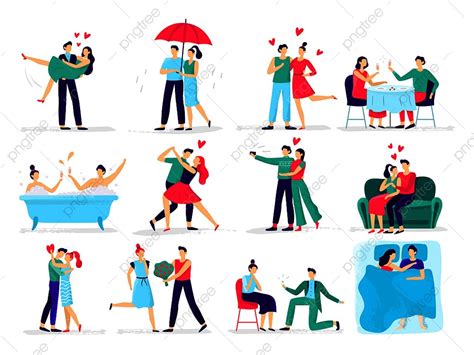 Young Couples Clipart Transparent Background Couples In Love Young