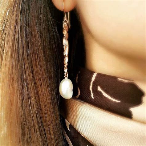 urart in bu Instagram fotoğrafını gör beğenme Earrings Jewelry Pearls