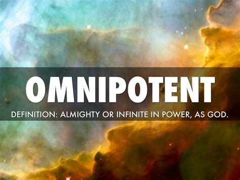Infinite And Omnipotent By Rachael Dorsch