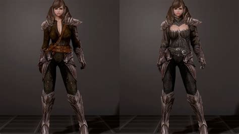 Skyrim Dread Hunter And Huntress Armor Echo Tre Maga