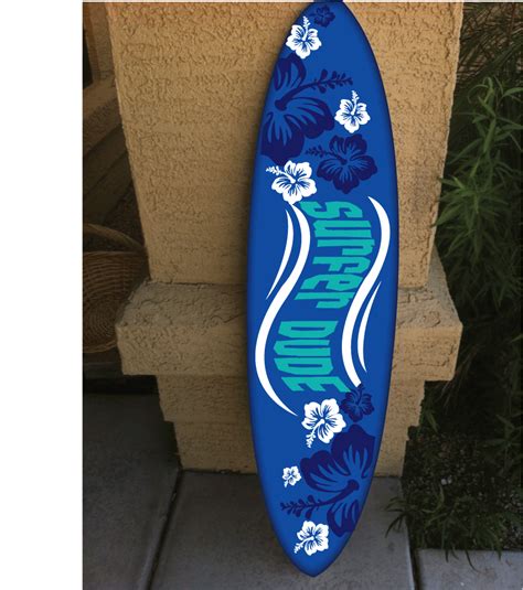Cheap cardboard diy furniture, home decor crafts and room transformation to make your place cozy. surfboard decor. 48"x12" (With images) | Surfboard decor