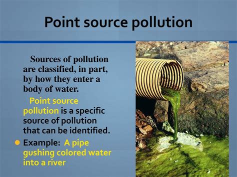 Water pollution is the contamination of water bodies, such as: PPT - Water Pollution PowerPoint Presentation, free ...