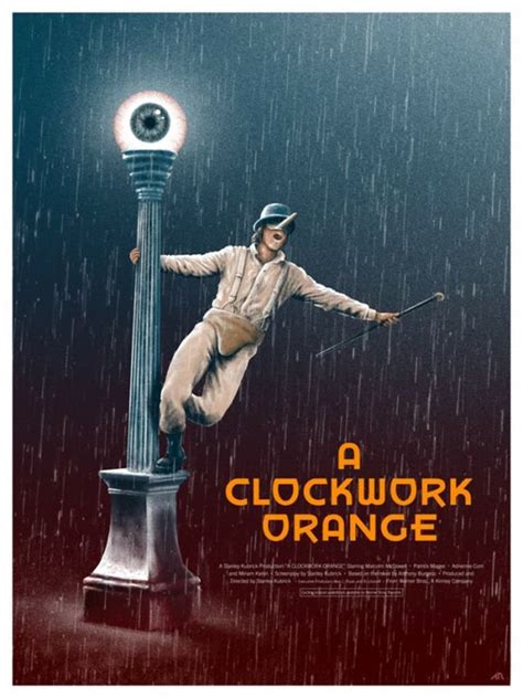 crossover a clockwork orange and singin in the rain by adam rabalais best movie posters cinema