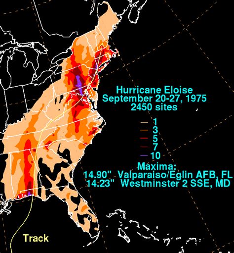 Hurricane eloise was the most destructive tropical cyclone of the 1975 atlantic hurricane season. Hurricane Eloise - September 20-27, 1975
