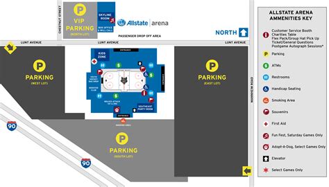 $3 of the fee goes to university security. Allstate Arena Parking and Directions - Chicago Wolves