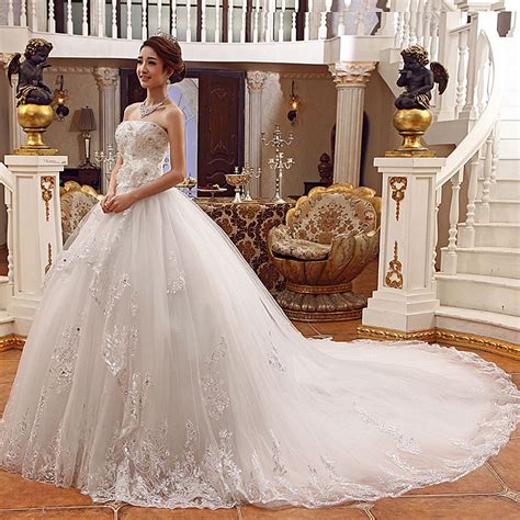 2013 Marry Long Trailing Wedding Dress Wedding Dresses Vintage