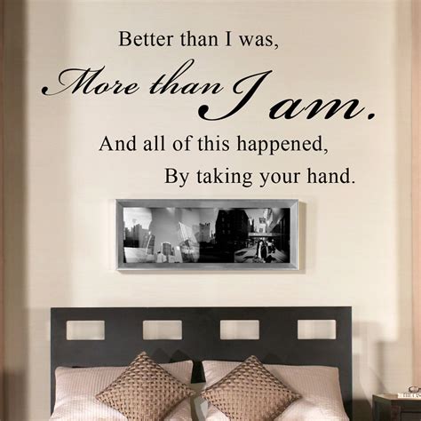All Of This Happened By Taking Your Hand Romantic Couples Quote Wall
