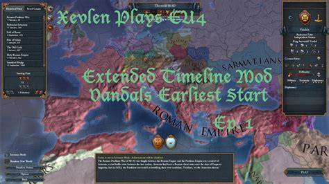 Europa Universalis IV Extended Timeline Mod Vandals 1 Earliest Start