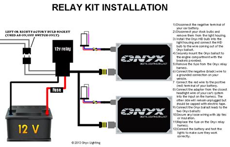 Relay Hid Conversion Kit Installation Guide Single Filament With